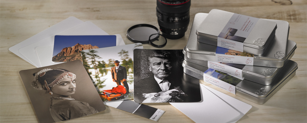 Hahnemhle DFA Inkjet Photo Cards in Metall-Designbox